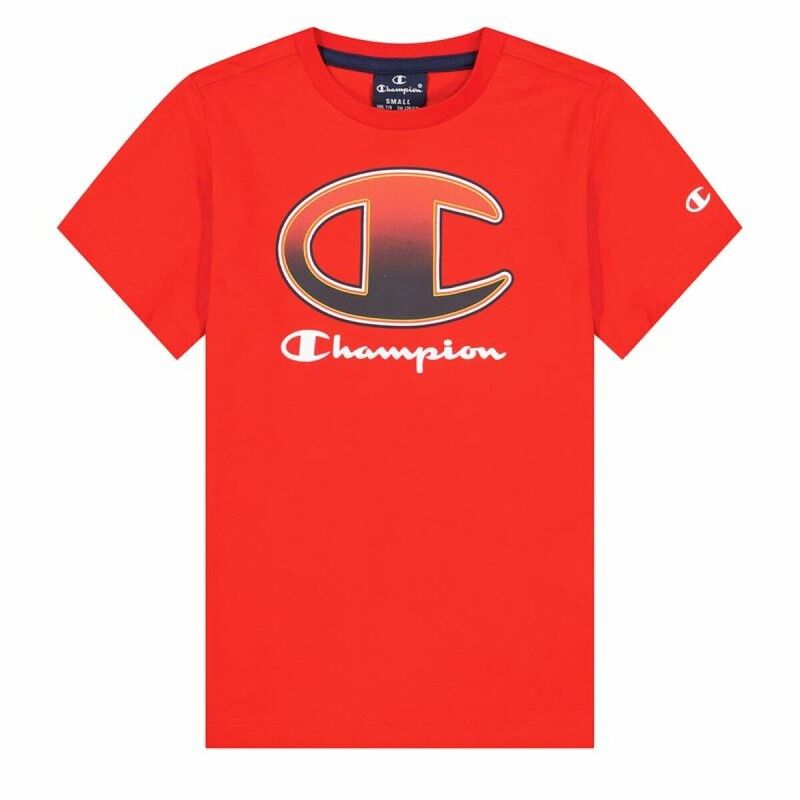 Maglia a Maniche Corte per Bambini Champion Crewneck T-Shirt B Maglia a Maniche Corte per Bambini Champion Crewneck T-Shirt B