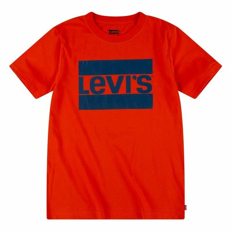 Maglia a Maniche Corte Levi's Sportswear Logo B Rosso Maglia a Maniche Corte Levi's Sportswear Logo B Rosso