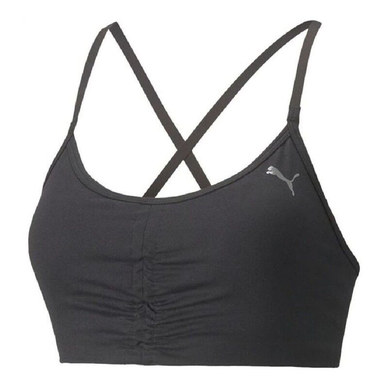 Reggiseno Sportivo Puma Low Impact Studio Foundation Nero Reggiseno Sportivo Puma Low Impact Studio Foundation Nero