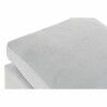Poggiapiedi DKD Home Decor Legno Poliestere Celeste Moderno (55 x 55 x 35 cm)