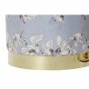 Poggiapiedi DKD Home Decor 32 x 32 x 38 cm Grigio Dorato Metallo Uccello Orientale Senape (2 Unità)