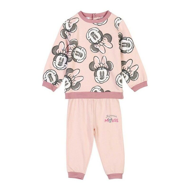 Tuta da Bambini Minnie Mouse Rosa Ocra Tuta da Bambini Minnie Mouse Rosa Ocra