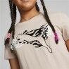 Maglia a Maniche Corte per Bambini Puma Beige