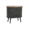 Comodino DKD Home Decor Abete Metallo (53 x 35 x 51 cm)