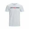 Maglia a Maniche Corte Uomo JJECORP LOGO TEE SS O-NECK NOSS  Jack & Jones  12137126  Bianco