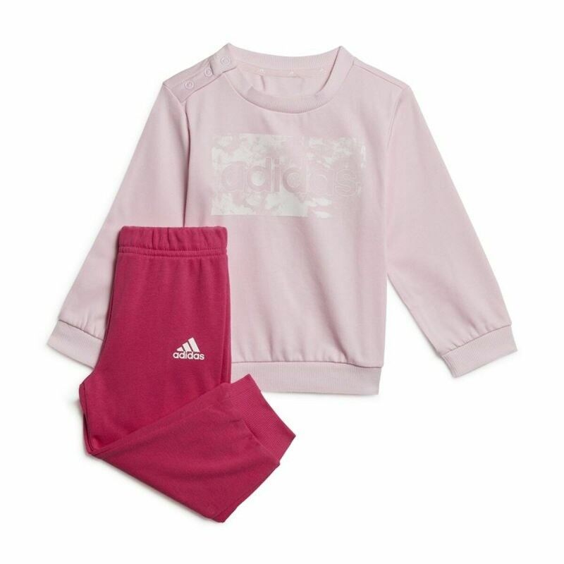 Completo Sportivo per Bambini Adidas Essentials Rosa Completo Sportivo per Bambini Adidas Essentials Rosa