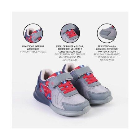 Scarpe Sportive per Bambini Spider-Man Grigio
