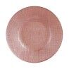 Piatto da pranzo Vivalto 323921P-3 Rosa Vetro 21 x 2 x 21 cm (6 Unità)