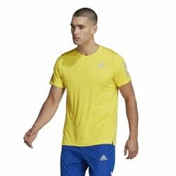 Maglia a Maniche Corte Uomo Adidas  Graphic Tee Shocking Giallo