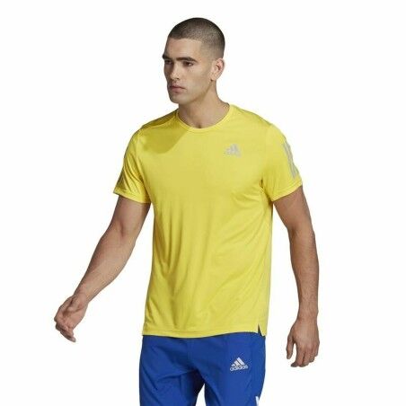 Maglia a Maniche Corte Uomo Adidas  Graphic Tee Shocking Giallo