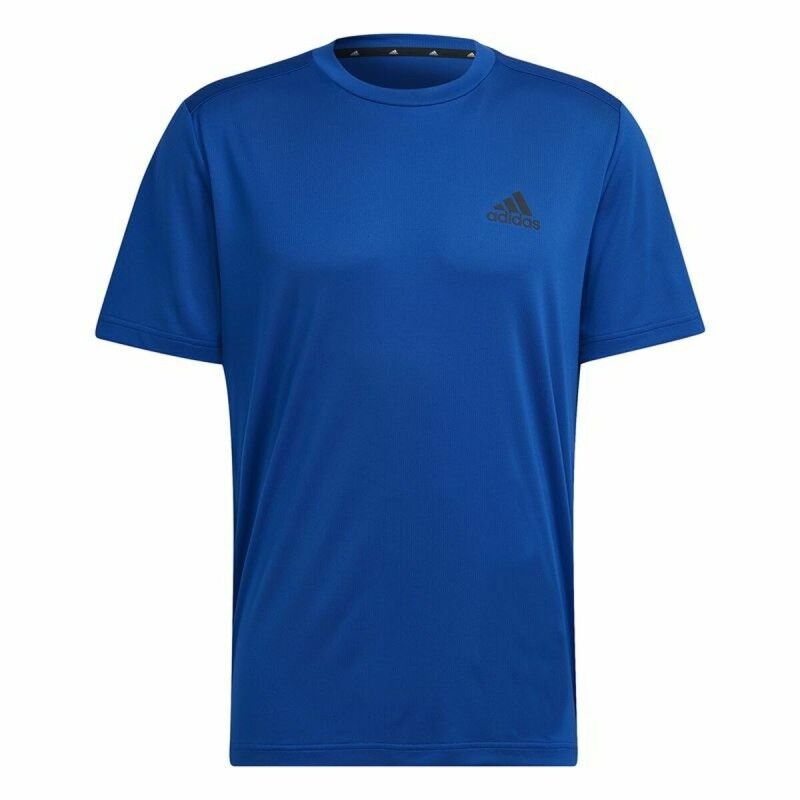 Maglia a Maniche Corte Uomo Aeroready Designed To Move Adidas Azzurro Maglia a Maniche Corte Uomo Aeroready Designed To Move Adidas Azzurro