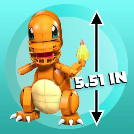 Set di Costruzioni Pokémon Pokémon Salameche to build 180 Pezzi