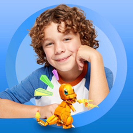 Set di Costruzioni Pokémon Pokémon Salameche to build 180 Pezzi