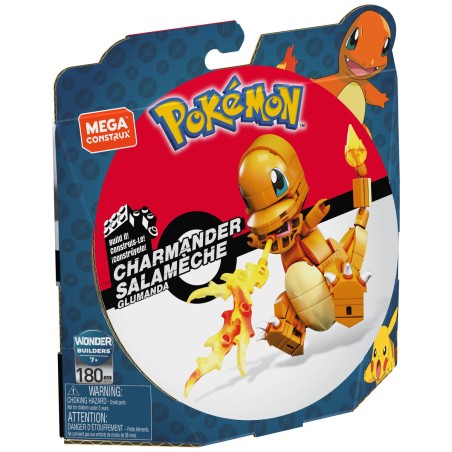 Set di Costruzioni Pokémon Pokémon Salameche to build 180 Pezzi