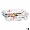 Vassoio da Forno Quttin 63081 1,6 L Vetro 25 x 21,9 x 5 cm (6 Unità)