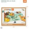 Puzzle di Legno per Bambini Woomax (12 Unità)