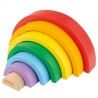 Gioco di abilità Woomax Arcobaleno 21 x 10 x 3,5 cm (12 Unità)