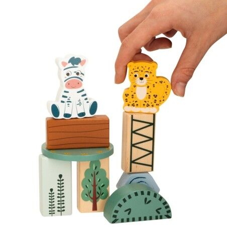 Set di Costruzioni Woomax animali 28 Pezzi (6 Unità)