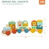 Treno Woomax 33 x 11 x 7 cm animali (6 Unità)