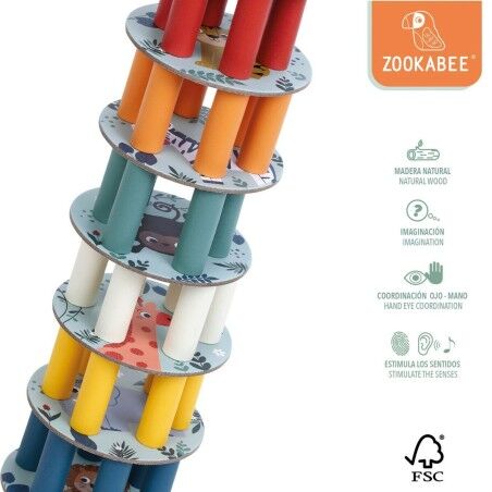 Set di Costruzioni Woomax 36 Pezzi (6 Unità)