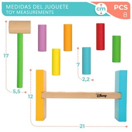 Gioco Educativo Disney 8 Pezzi 21 x 12 x 9 cm (6 Unità)