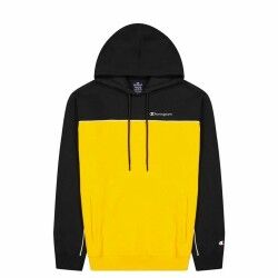 Felpa con Cappuccio Uomo Champion Giallo