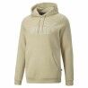 Felpa con Cappuccio Uomo Puma Beige
