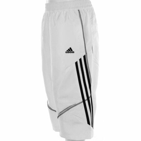 Pantalone Sportivo per Bambini Adidas 3/4 Bianco