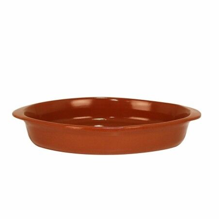 Teglia da Cucina Azofra Argilla cotta Ovale 44 x 26 x 7 cm (4 Unità)