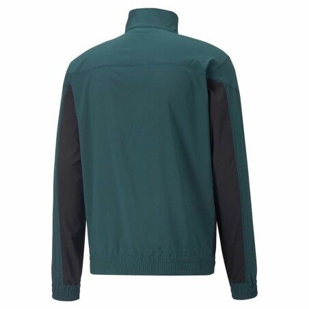 Felpa senza Cappuccio Uomo Puma Fit Woven Training Verde