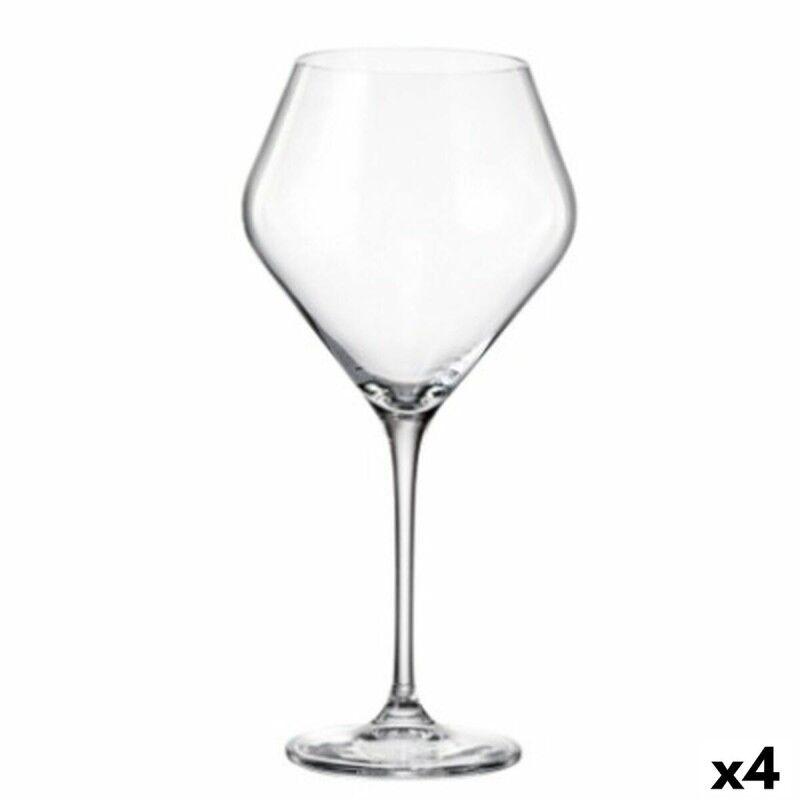 Set di calici da vino Bohemia Crystal Galaxia 610 ml 6 Pezzi (6 Unità) (4 Unità)