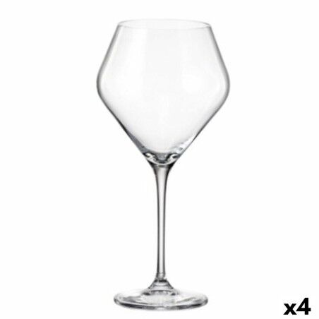 Set di calici da vino Bohemia Crystal Galaxia 610 ml 6 Pezzi (6 Unità) (4 Unità)