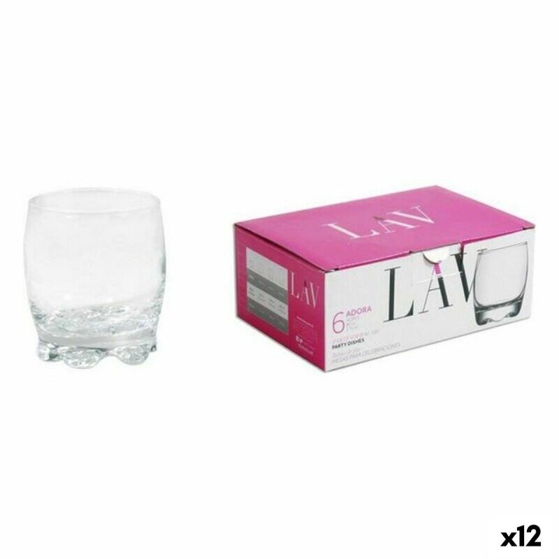 Set di Bicchierini da Chicchetto LAV 596155 (12 Unità) (80 ml) Set di Bicchierini da Chicchetto LAV 596155 (12 Unità) (80 ml)