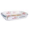 Pirofila da Forno Quttin   Trasparente Vetro Rettangolare 3 L 35,4 x 22 x 5,5 cm (6 Unità)