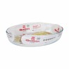 Pirofila da Forno Quttin   Trasparente Vetro Ovale 2,2 L 30,1 x 20,9 x 6,3 cm (4 Unità)