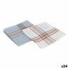 Panno Supernet Azzurro Bianco (24 Unità) (52 x 52 cm)