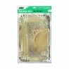 Vassoio per aperitivi Algon Dorato Rettangolare 23 x 29,5 x 1 cm (48 Unità)