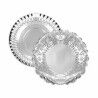 Vassoio per aperitivi Algon Argentato Rotonda 35 x 35 x 2 cm (48 Unità)