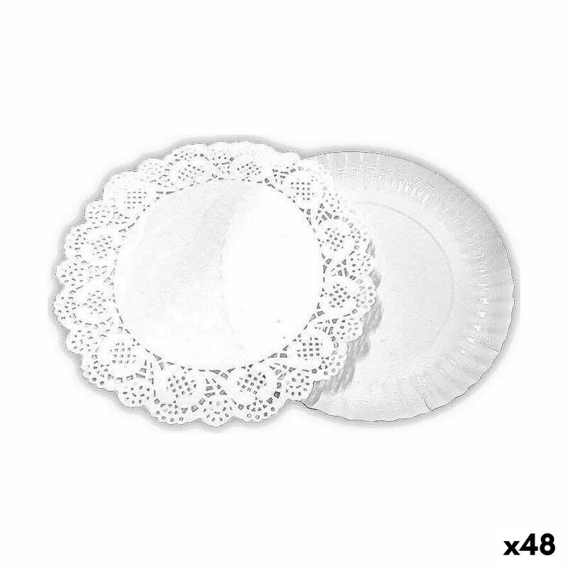 Base per torta Algon Bianco 16 x 16 x 1,5 cm Rotonda (4 Pezzi) (48 Unità) Base per torta Algon Bianco 16 x 16 x 1,5 cm Rotonda (4 Pezzi) (48 Unità)