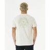 Maglia a Maniche Corte Uomo Rip Curl Stapler Bianco