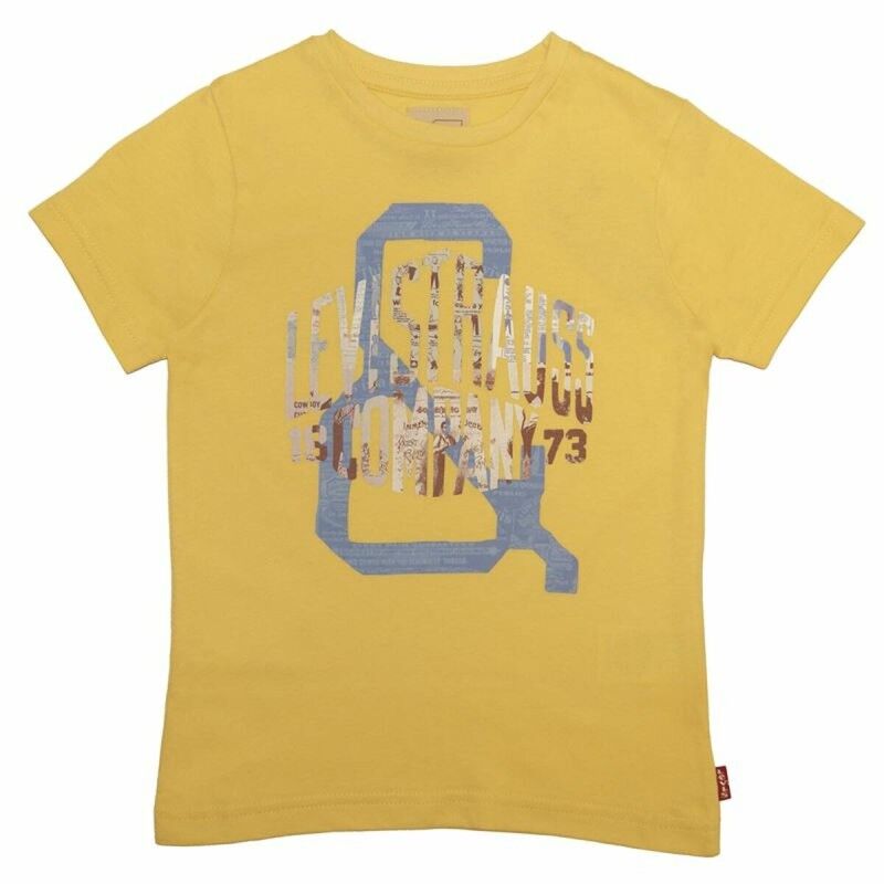 Maglia a Maniche Corte per Bambini Levi's Bianco Maglia a Maniche Corte per Bambini Levi's Bianco
