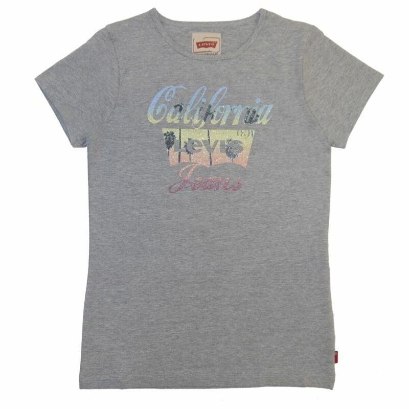 Maglia a Maniche Corte per Bambini Levi's TSCalifornia Grigio Maglia a Maniche Corte per Bambini Levi's TSCalifornia Grigio