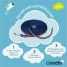 Guinzaglio da addestramento Coachi Azzurro 10m Allenamento