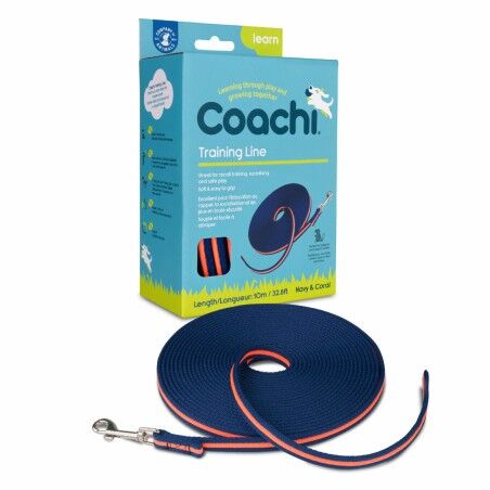 Guinzaglio da addestramento Coachi Azzurro 10m Allenamento