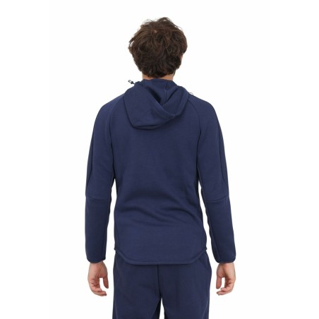 Felpa con Cappuccio e Cerniera Uomo Puma Evostripe Full-Zip Blu Marino