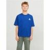 Maglia a Maniche Corte per Bambini Jack & Jones Jorcole Back Print Blu scuro