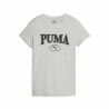 Maglia a Maniche Corte Puma Squad Graphicc Tlight Grigio chiaro (XS)