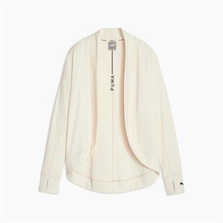 Giacca Sportiva da Donna Puma Studio Unwind Long C Bianco