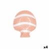 Ciotola Quid Kaleido Corallo Ceramica Conchiglia 16 x 14 x 4 cm (4 Unità)