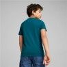 Maglia a Maniche Corte per Bambini Puma Ess+ Mid 90S Graphic Azzurro